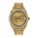 Rolex Day-Date 228348 Diamonds Gold Dial Replica